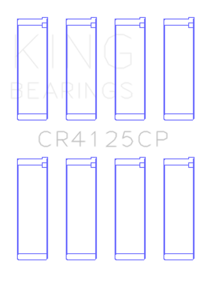 King Subaru EJ20/EJ22/EJ25 (Including Turbo) Performance Rod Bearing (Set of 4) CR4125CP