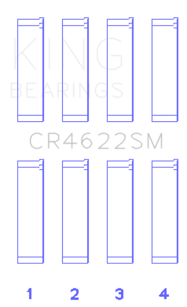 King Subaru FB20 Connecting Rod Bearing Set CR4622SM