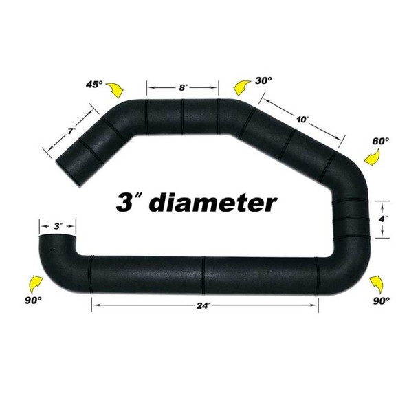 Airaid U-Build-It - 3in Intake Tube 100-300
