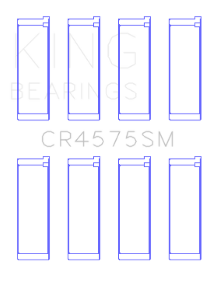 King Hyundai i30 G4FC (Size +.25mm) Connecting Rod Bearing Set CR4575SM0.25