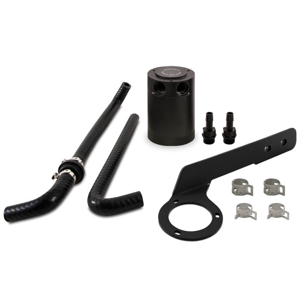 Mishimoto 2018+ Honda Accord 2.0T Baffled Oil Catch Can PCV Side - Black MMBCC-ACRD20-18PBEBK