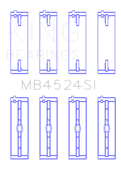 King Nissan VR38DETT / VQ35HR / VQ37HR Main Bearing Set MB4524SI