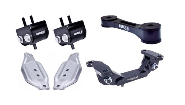Torque Solution Engine / Trans / Pitch Mount Kit w/ Mount Plates: Subaru WRX 02-14 / STI 04+ TS-SU-123.2-PL