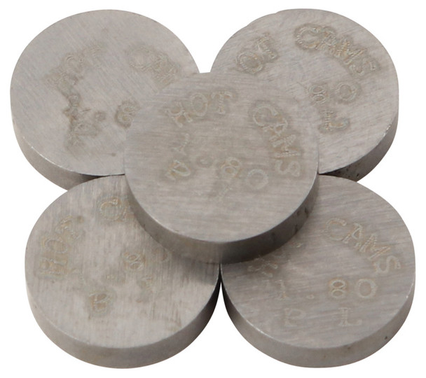 Hot Cams 07-16 CRF 150 R/2016 CRF 150 RB Big Wheel 1.800mm Shim Kit - 5 Pack 5PK748180