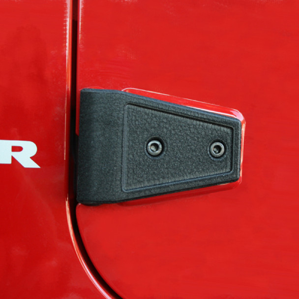 Rugged Ridge 07-18 Jeep Wrangler Unlimited JK Black Door Hinge Cover Kit 11202.05