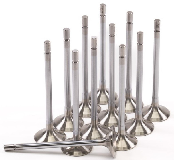 GSC P-D Nissan VR30DDTT 28.5mm Head STD 97.5mm Long Super Alloy Exhaust Valve - Set of 12 2245-12