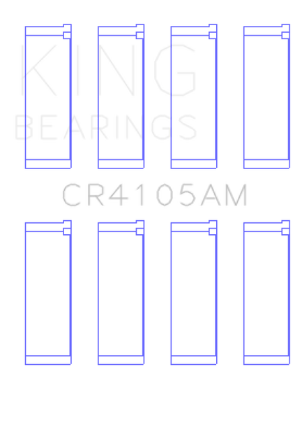 King Mazda FS-DE L4/FP L4/FS L4  DOHC 16 Valve  (Size STD) Rod Bearing Set CR4105AM