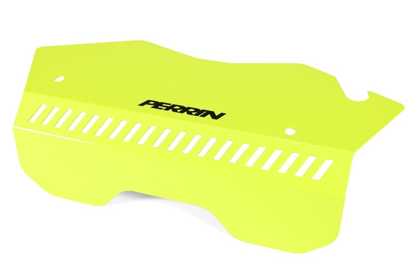 Perrin 2022+ Subaru WRX Pulley Cover - Neon Yellow PSP-ENG-153NY