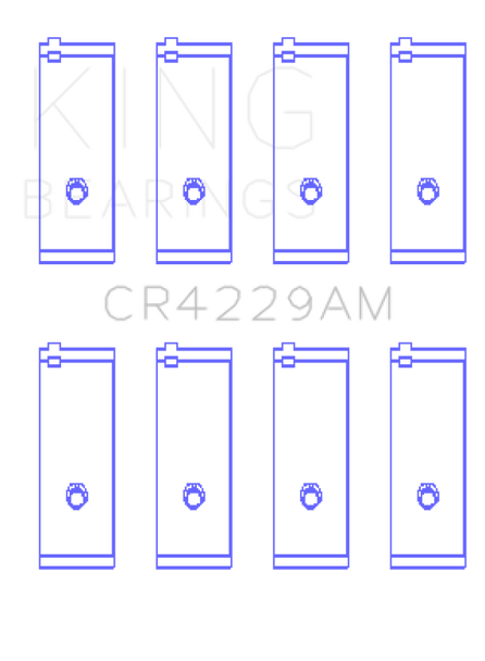 King Toyota 1E/2E (1.3L) (Size STD) Performance Rod Bearing Set CR4229AM