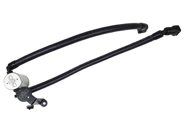 J&amp;L 2020-2025 Ford Explorer 3.0L EcoBoost Oil Separator 3.0 Passenger Side - Clear Anodized 3052P-C