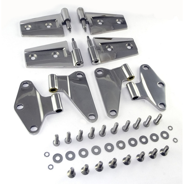 Rugged Ridge 07-18 Jeep Wrangler JK Stainless Steel Door Hinge Kit 11111.2