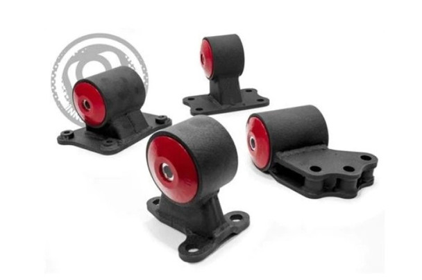Innovative 91-99 Mitsubishi 3000GT / GTO 6G72 Black Steel Mounts 95A Bushings 79950-95A
