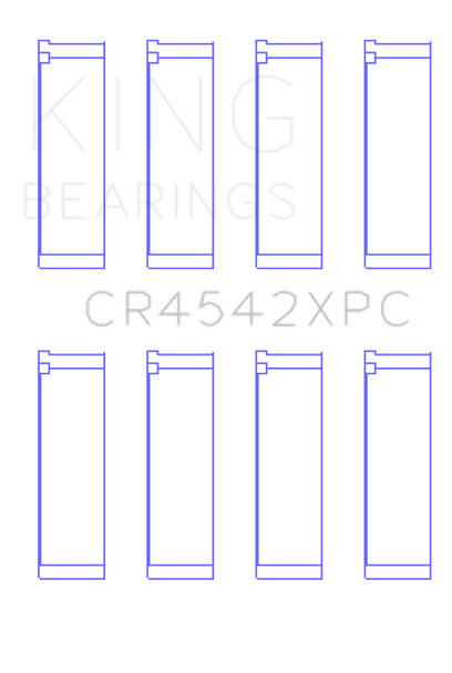 King Honda K-Series (Size .026) pMaxKote Performance Rod Bearing Set CR4542XPC.026