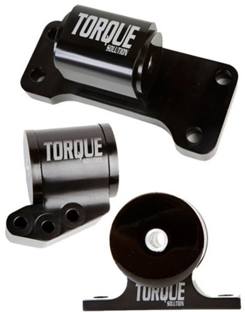 Torque Solution Billet Aluminum 3 piece Engine Mount Kit: Mitsubishi Evolution VII-IX 2001-2006 TS-EV-125