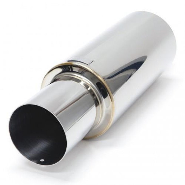 BLOX Racing 76.2mm N1 Straight Tip Muffler Universal BXEX-00110