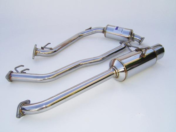 Invidia 06-08 Honda Fit 50mm (101mm tip) Cat-back Exhaust HS06HF1GTP