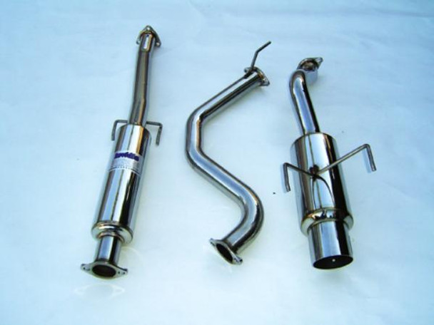 Invidia 92-95 Honda Del Sol (101mm tip) Cat- Back Exhaust HS92HD1GTP