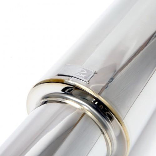 BLOX Racing 60.5mm Street Muffler - Straight Tip BXEX-00106