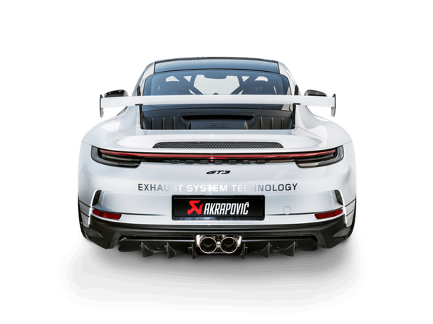 Akrapovic 21-22 Porsche 911 GT3/GT3 RS (992) Slip-On Race Line (Titanium) w/Titanium Tips S-PO/TI/23