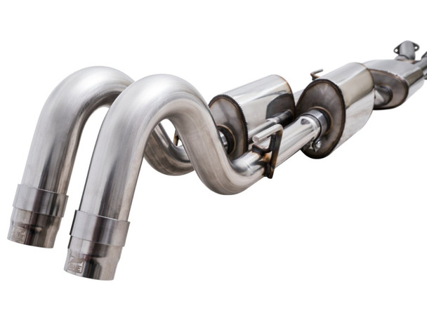 AWE 2016-2022 Toyota Tacoma 0FG Exhaust with BashGuard - No Tips 3015-31826