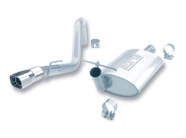 Borla 91-95 Jeep Wrangler YJ 4.0L 6cyl 4WD 2Dr SS Single Rigth Rear Exit Cat-Back Exhaust 14364