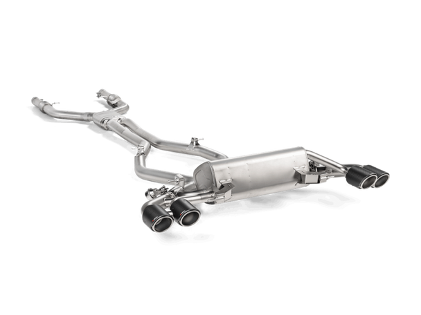 Akrapovic 17-19 Alfa Romeo Giulia Quadrifoglio Evolution Link Pipe Set (Titanium) E-AR/T/1