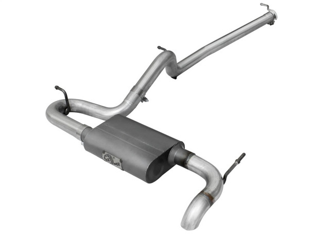 aFe Scorpion Exhaust System Cat Back 2.5in Aluminized Hi-Tuck 07-18 Jeep Wrangler JK V6 3.6/3.8L 49-08043