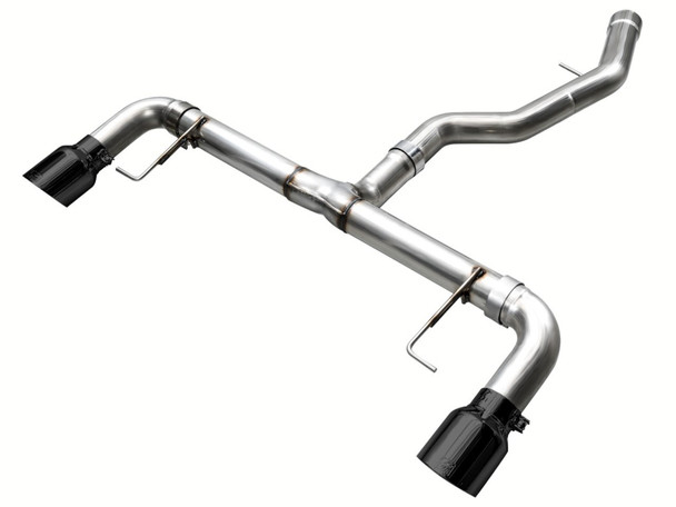 AWE 19-23 BMW 330i / 21-23 BMW 430i Base G2X Track Edition Axle Back Exhaust - Diamond Black 3020-33429
