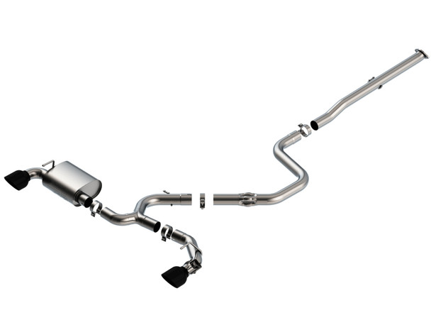 Borla 19-20 Hyundai Veloster N 2.0L I4 MT FWD 2DR 3in ATAK CatBack Exhaust w/ Black Chrome Tips 140832BC