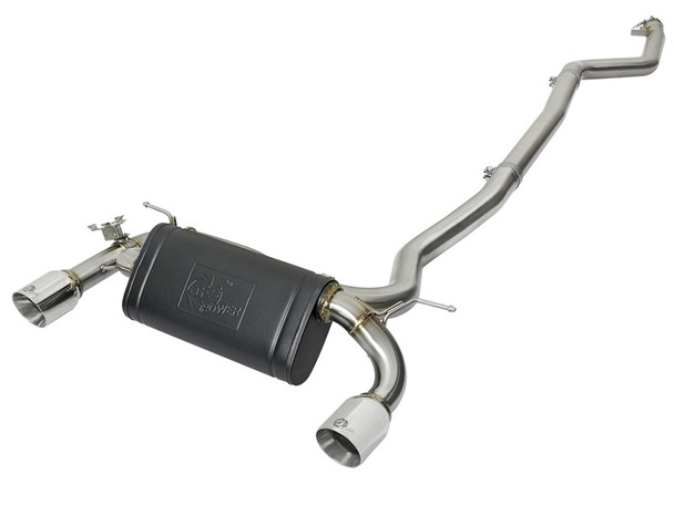 afe POWER MACH Force-Xp 16-17 BMW 340i/340ix/ 3.0L 304 SS Cat-Back Exhaust System 49-36334-P