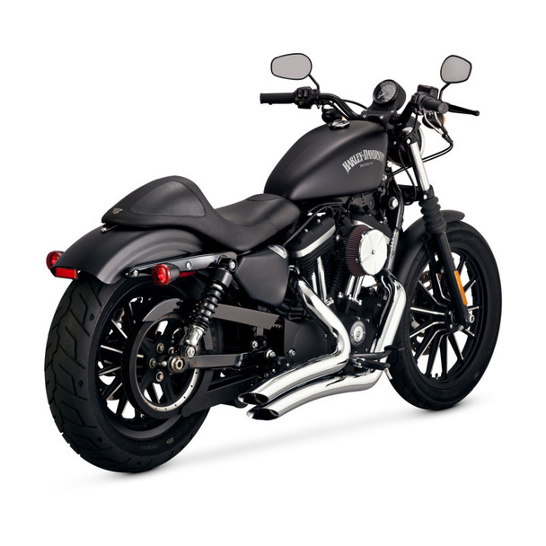 Vance & Hines HD Sportster 14-22 Big Radius 2-2 Chrome PCX Full System Exhaust 26367