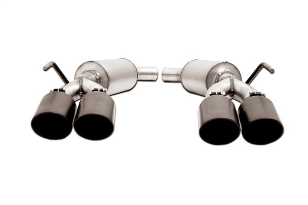 Gibson 20-23 Ford Explorer ST / Lincoln Aviator 3.0L 2.25in Axle-Back Dual Exhaust - Black Elite 619718B