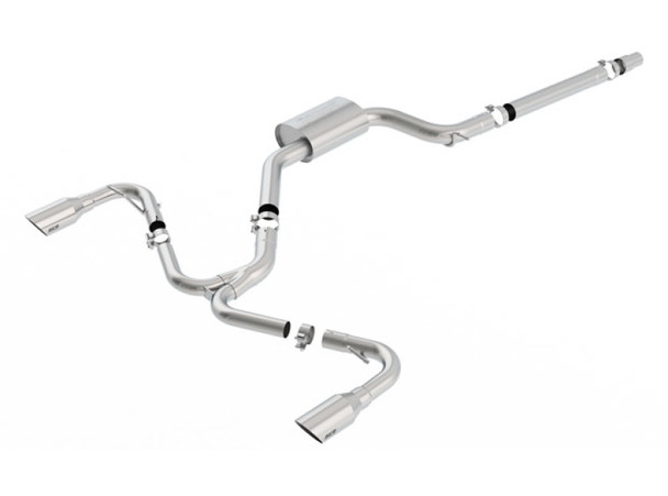 Borla 2018 Volkswagen GTI (MK7.5) 2.0T AT/MT SS S-Type Catback Exhaust w/Stainless Brushed Tips 140751SB