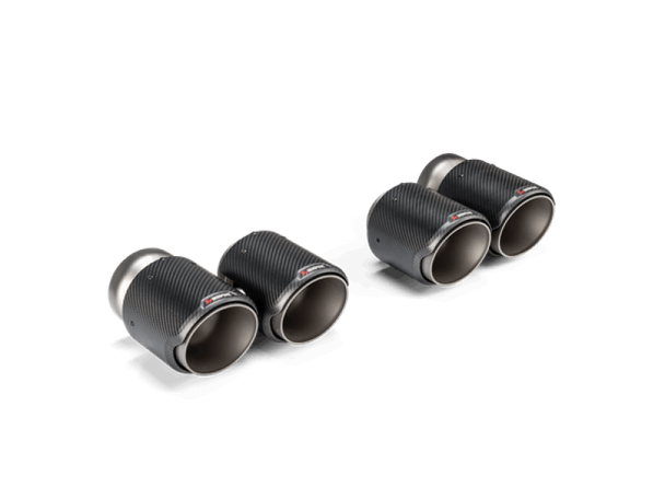 Akrapovic 2021+ BMW G87 M2, G80 M3 &amp; G82 M4 Classic Carbon Design Tail Pipe Set TP-CT/68