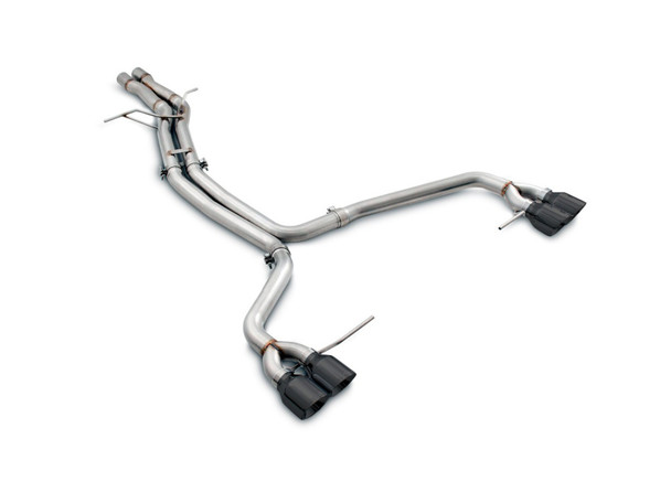 AWE Tuning Porsche Macan Touring Edition Exhaust System - Diamond Black 102mm Tips 3015-43072