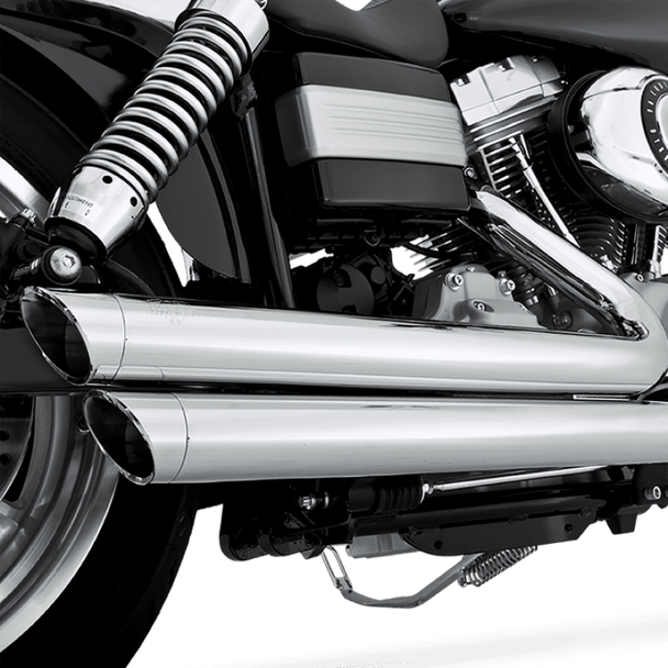 Vance & Hines HD Dyna 06-17 Bigshots Staggered Chrome PCX Full System Exhaust 17338