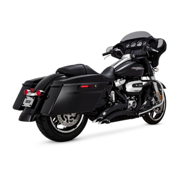 Vance & Hines HD Dresser 17-22 Big Radius 2-2 Black Full System Exhaust 46373