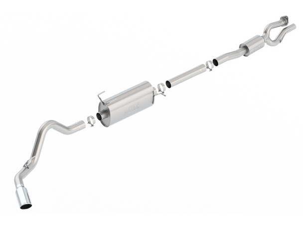 Borla S-Type Cat-Back 17-19 Ford F-250/350 Super Duty Side Exit Exhaust - 5in tip (Gas Only) 140798
