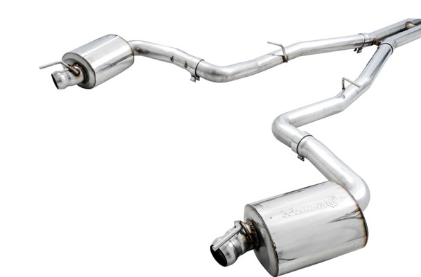 AWE Tuning 2015+ Dodge Challenger 6.4L/6.2L Non-Resonated Touring Edition Exhaust - Use Stock Tips 3020-11028