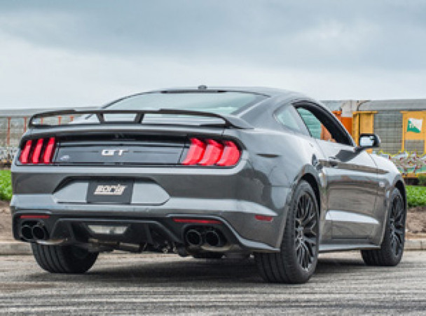Borla 2018 Ford Mustang GT 5.0L AT/MT 3in ATAK Catback Exhaust Black Chrome Tips w/ Valves 140743BC