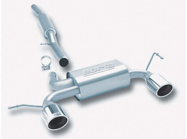 Borla 01-06 Audi TT Quattro 1.8T 225HP MT AWD 2dr Single Split Rear Exit SS Catback Exhaust 14957