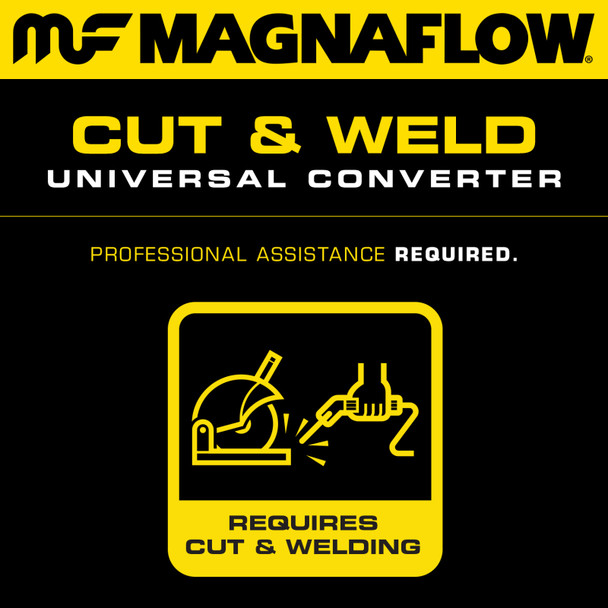 Magnaflow California Grade Universal Catalytic Converter - 2.25in ID/OD 11in Length 5551355