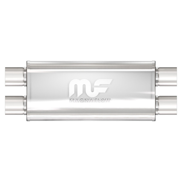 MagnaFlow Muffler Mag SS 18X5X8 2.5 D/D 12468