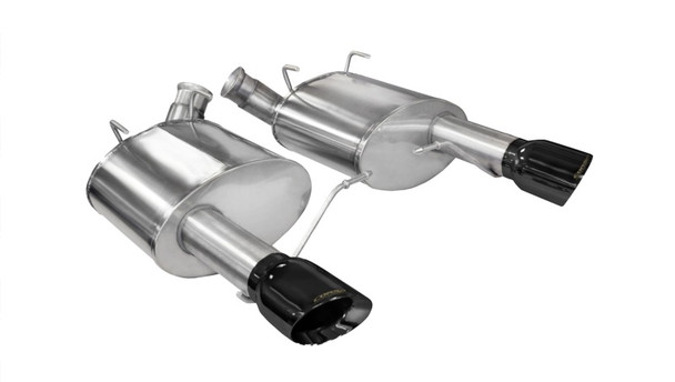 Corsa 2011-2014 Ford Mustang GT/Boss 302 5.0L V8 Black Sport Axle-Back Exhaust 14316BLK