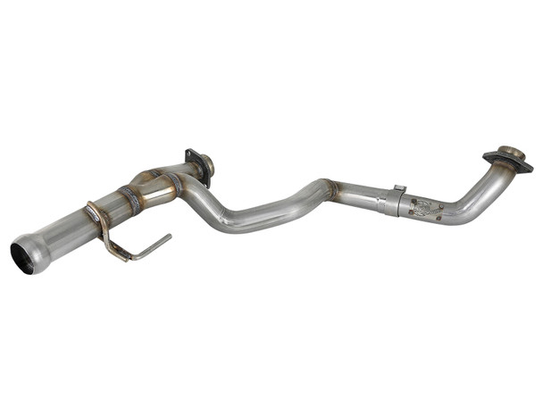 aFe POWER Twisted Steel Y-Pipe 2-1/4in 409 SS Exhaust System 2018 Jeep Wrangler (JL) V6-3.6L - 48-48026