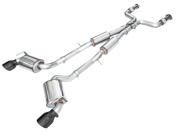 AWE 2023 Nissan Z RZ34 RWD Touring Edition Catback Exhaust System w/ Diamond Black Tips 3015-33400
