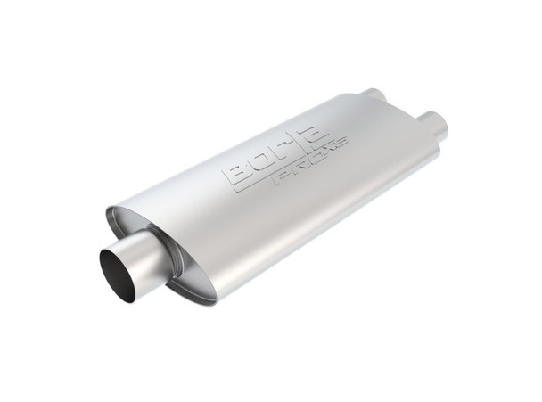 Borla 3in Inlet/Dual 2.25in Outlet Center/Dual Oval ProXS Muffler 40670