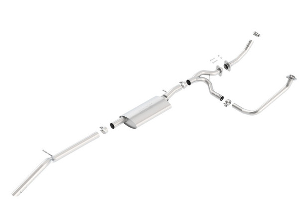 Borla 12-15 Jeep Wrangler 3.6L V6 Auto/Manual Trans Turndown Tip Dual Left Rear Exit Exhaust 140634