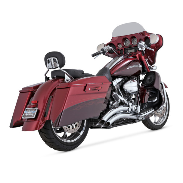 Vance & Hines HD Dresser 07-16 Big Radius 2-2 Chrome PCX Full System Exhaust 26342