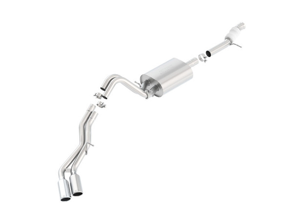 Borla Touring Cat Back 15-16 Chevy Tahoe 5.3L V8 2.75in, 2.25in Dual Same Side Exit 4in Tips 140557